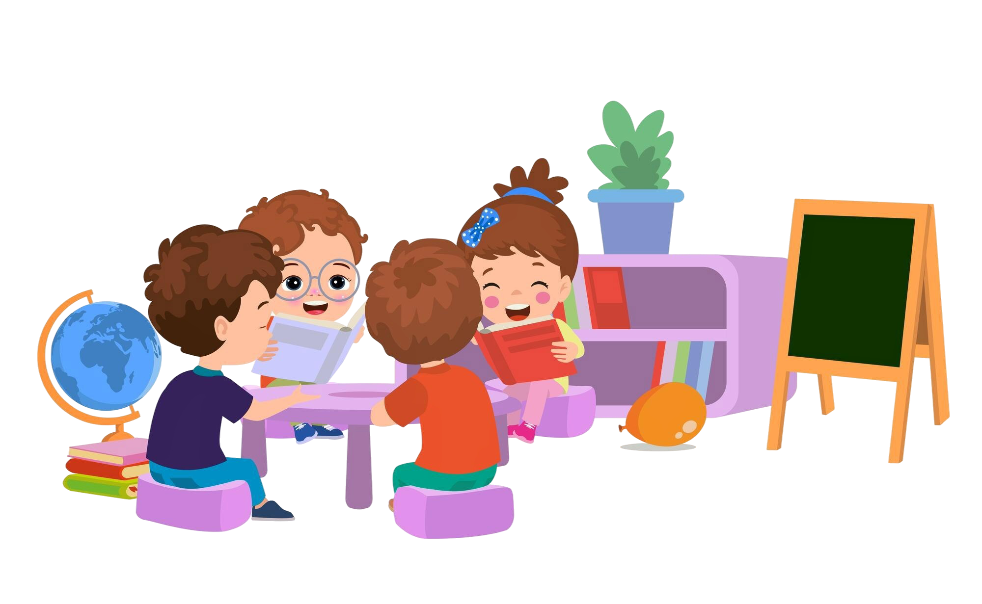 vector-illustration-kids-playing-clasroom